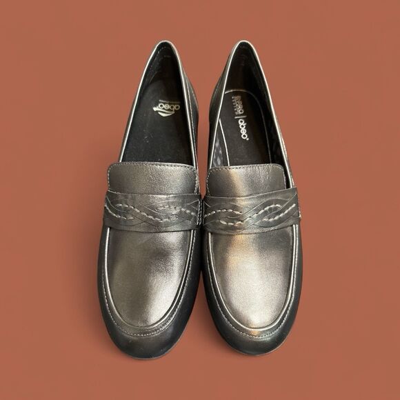 ABEO PRO JADE Comfort Orthotic Shoes, Black, Leather, PJW52356, US 11 - EUC! - Picture 2 of 8